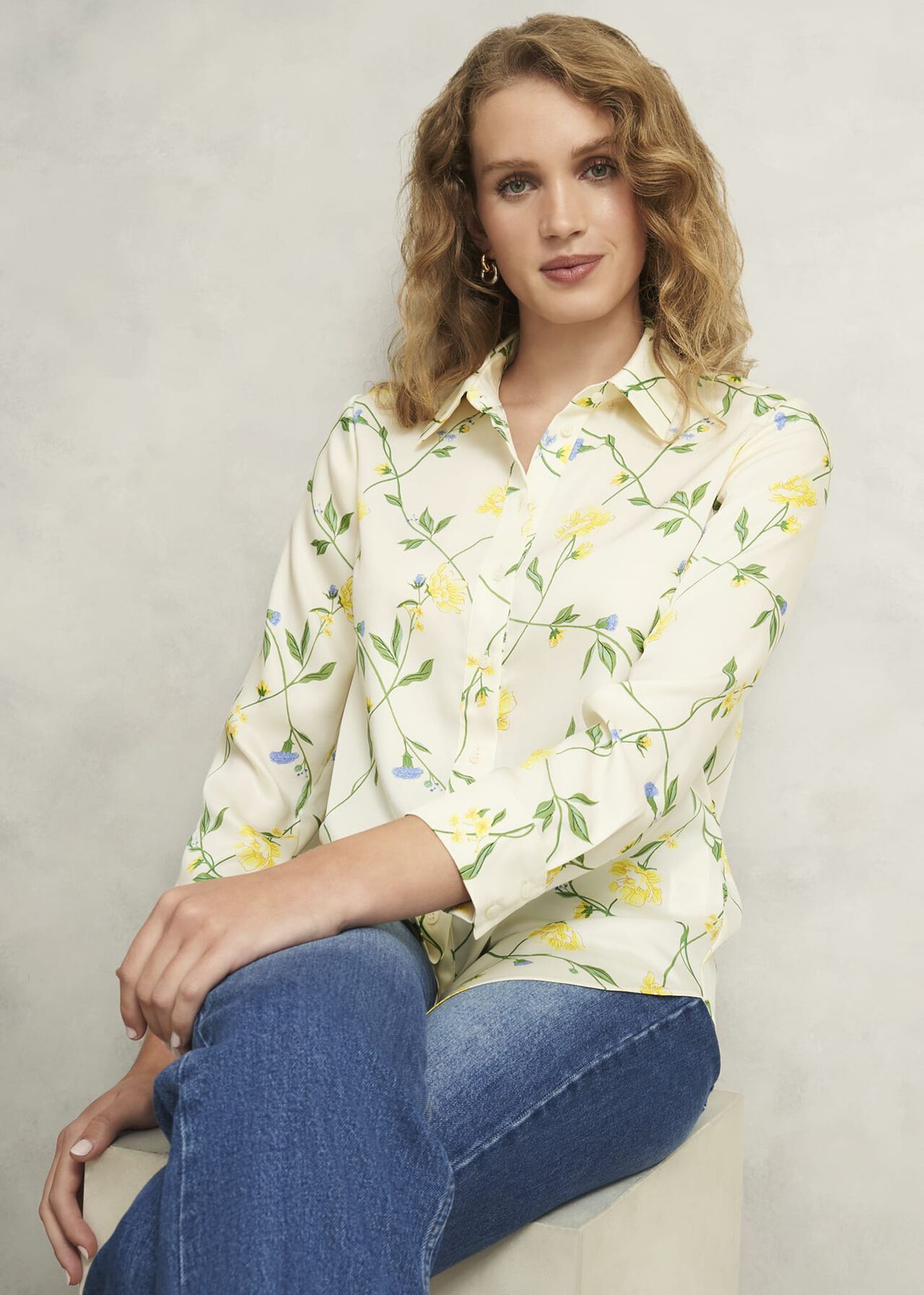 Darby Shirt, Buttercream, hi-res