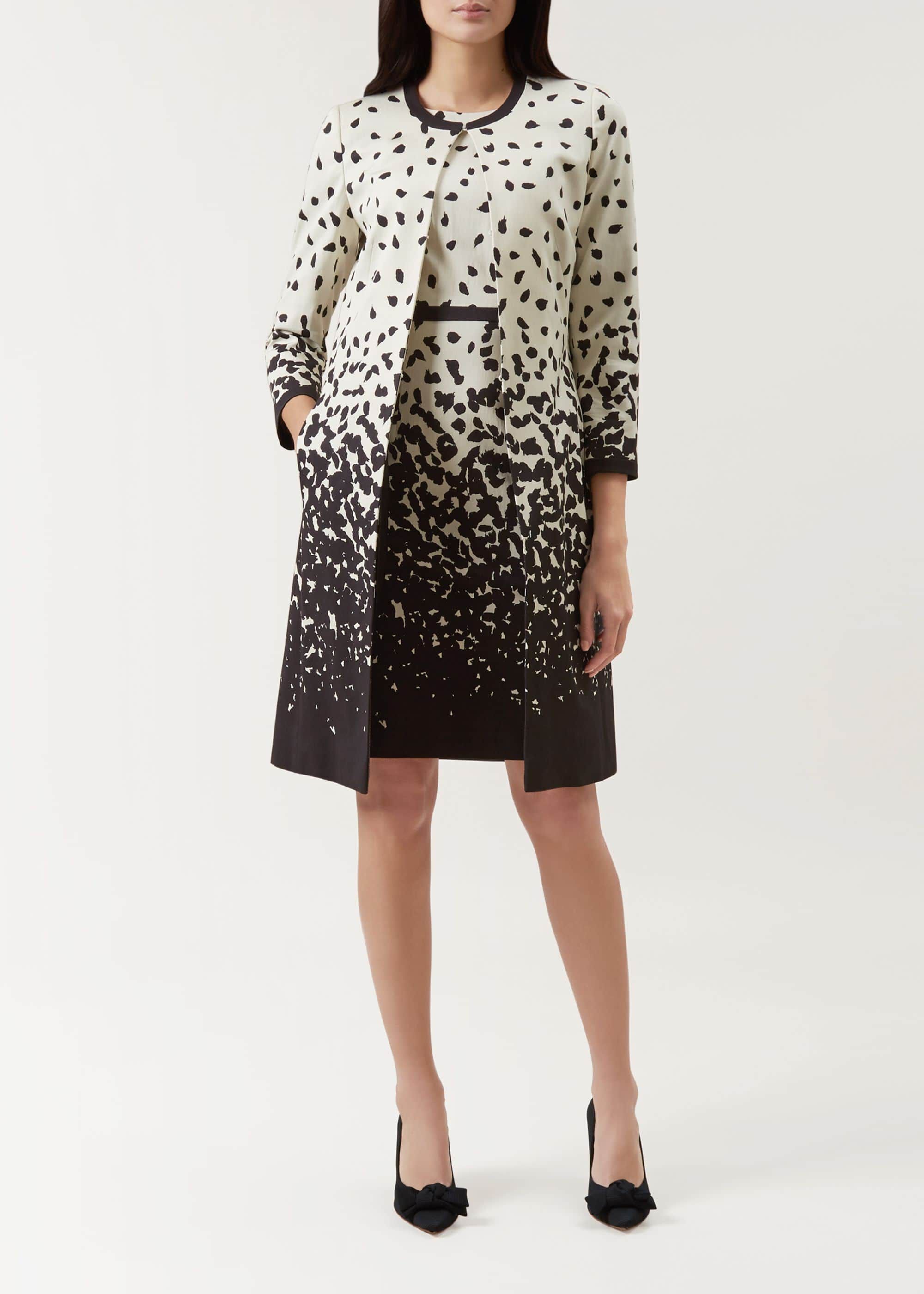 hobbs leopard print coat