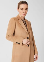 Petite Tilda Wool Coat, Camel, hi-res