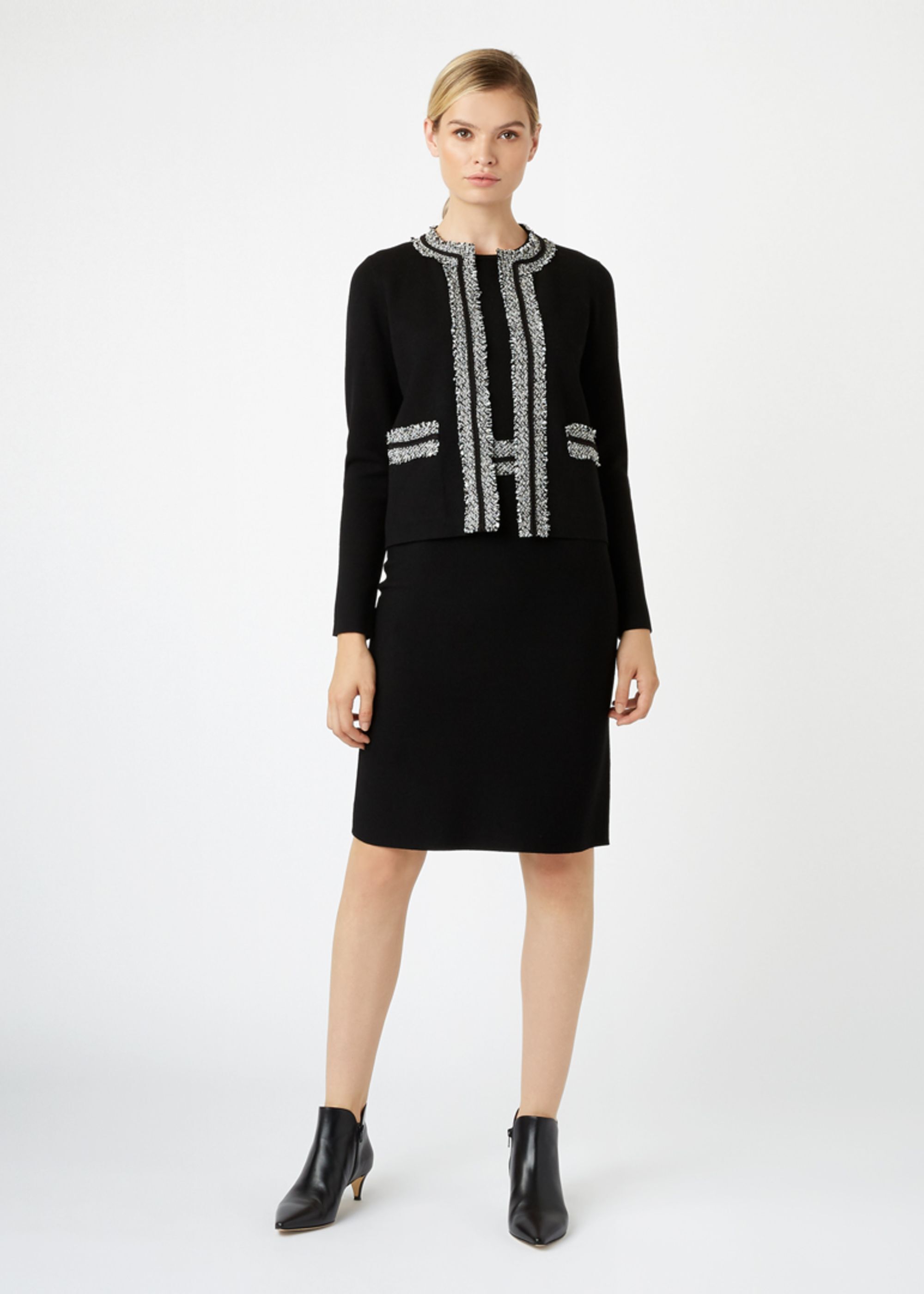 hobbs black cardigan