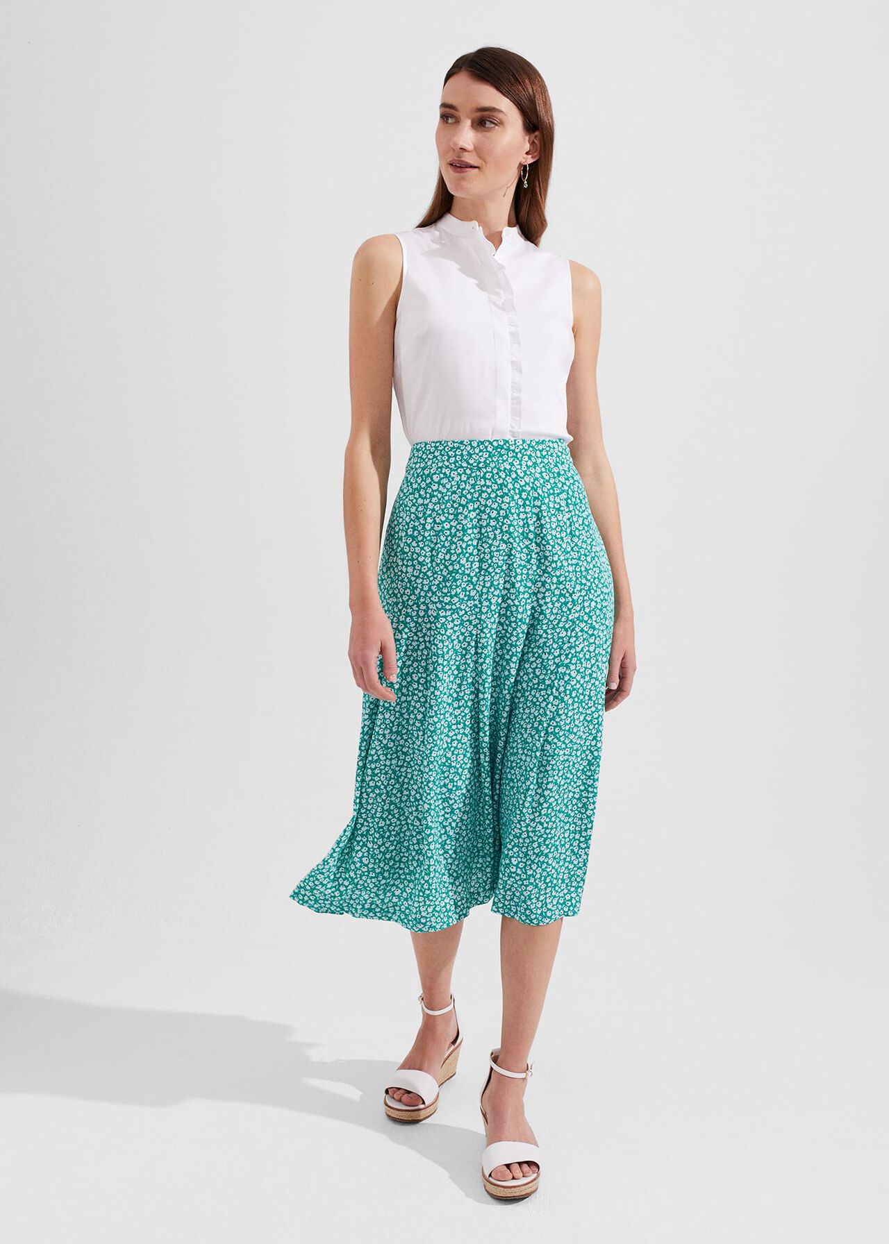 Dianne Skirt, Green Multi, hi-res