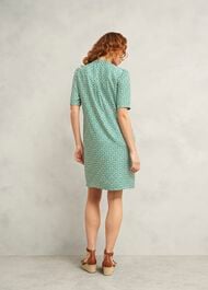 Lucille Dress, Green Ivory, hi-res