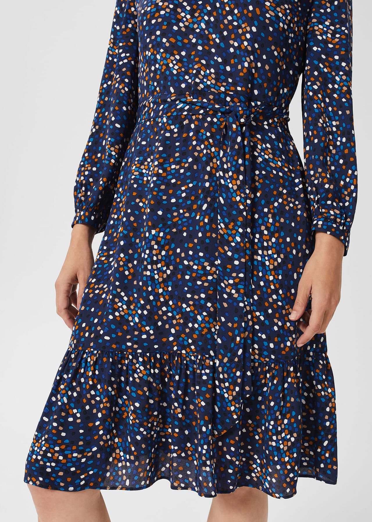 Petite Mallory Dress, Blue Multi, hi-res