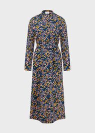 Elmire Dress, Navy Multi, hi-res