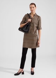 Marciella Dress, Black Camel, hi-res