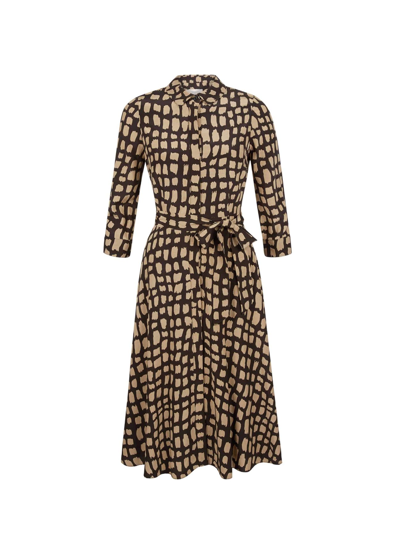 Petite Lainey Dress Black Camel
