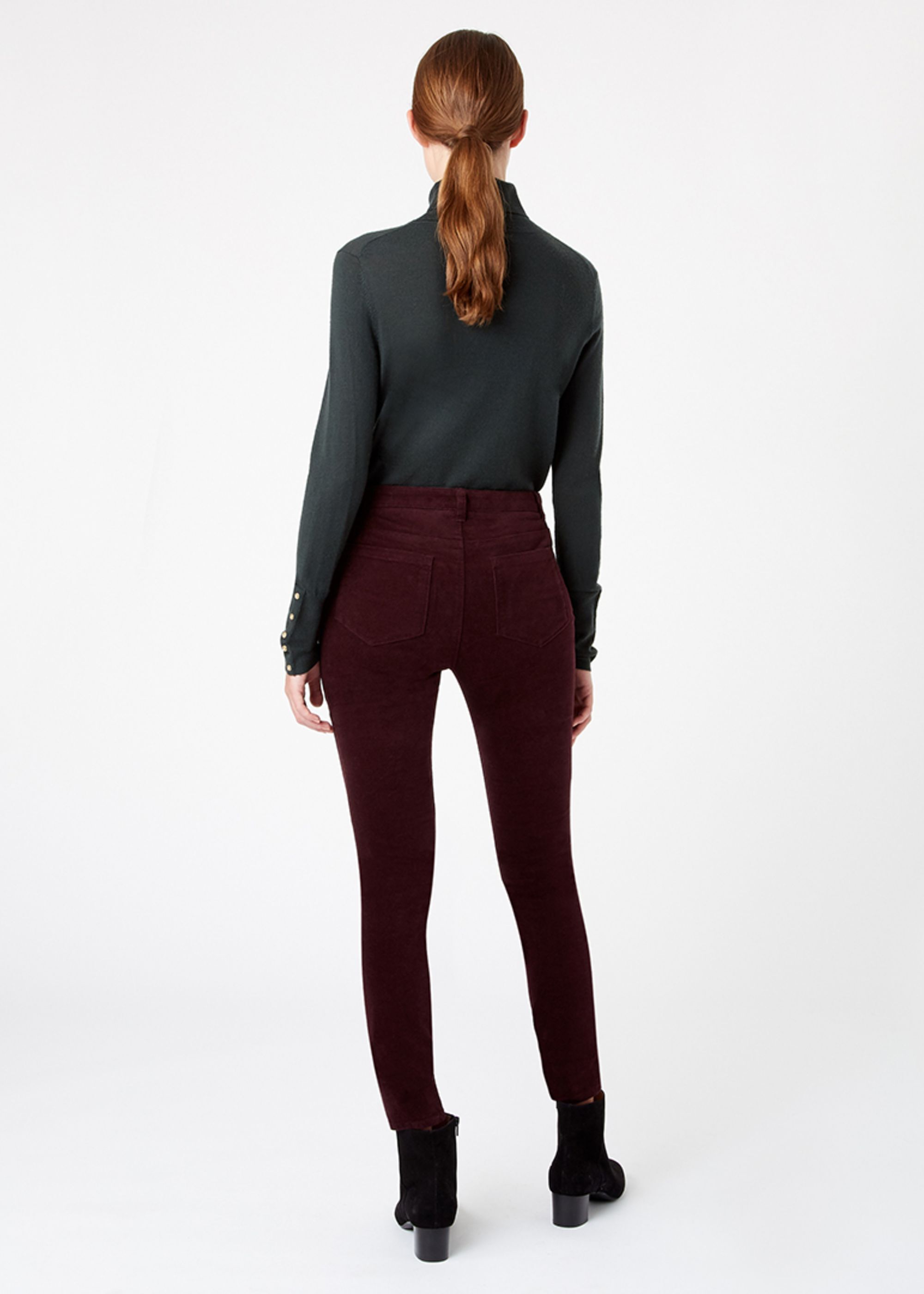 Hobbs marianne velvet jeans clearance
