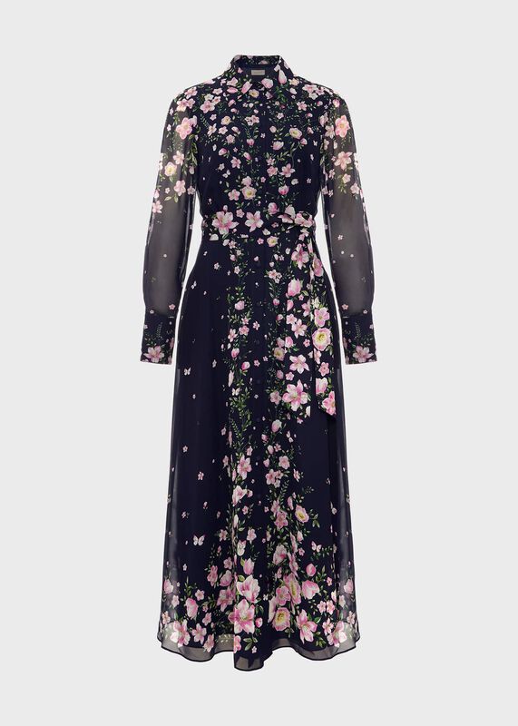 Juliet Floral Silk Dress