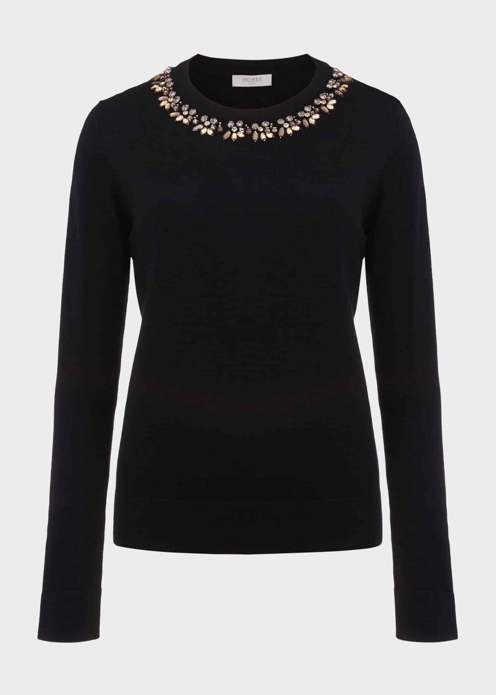 Alora Sweater With Wool, Black, hi-res