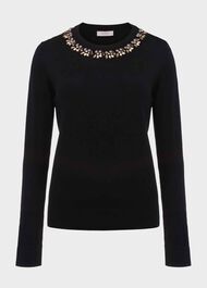 Alora Sweater With Wool, Black, hi-res