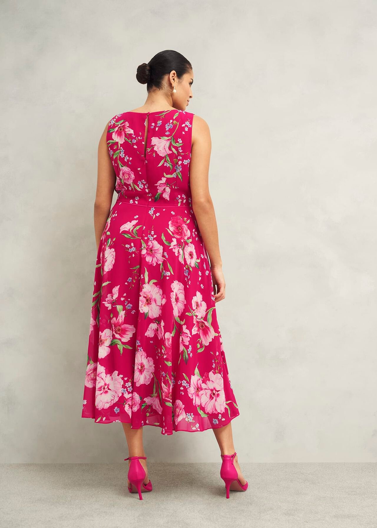 Petite Carly Dress, Pink Multi, hi-res