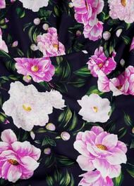 Petite Lalena  Sequin Floral Dress, Midnight Multi, hi-res