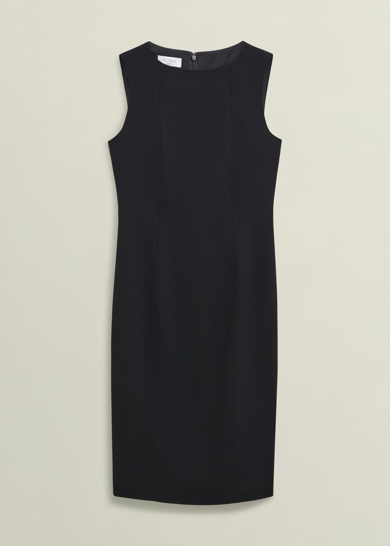 Petite Rae Sleeveless Dress, Black, hi-res
