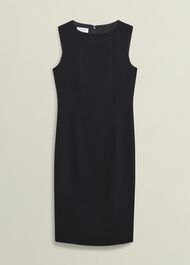 Petite Rae Sleeveless Dress, Black, hi-res