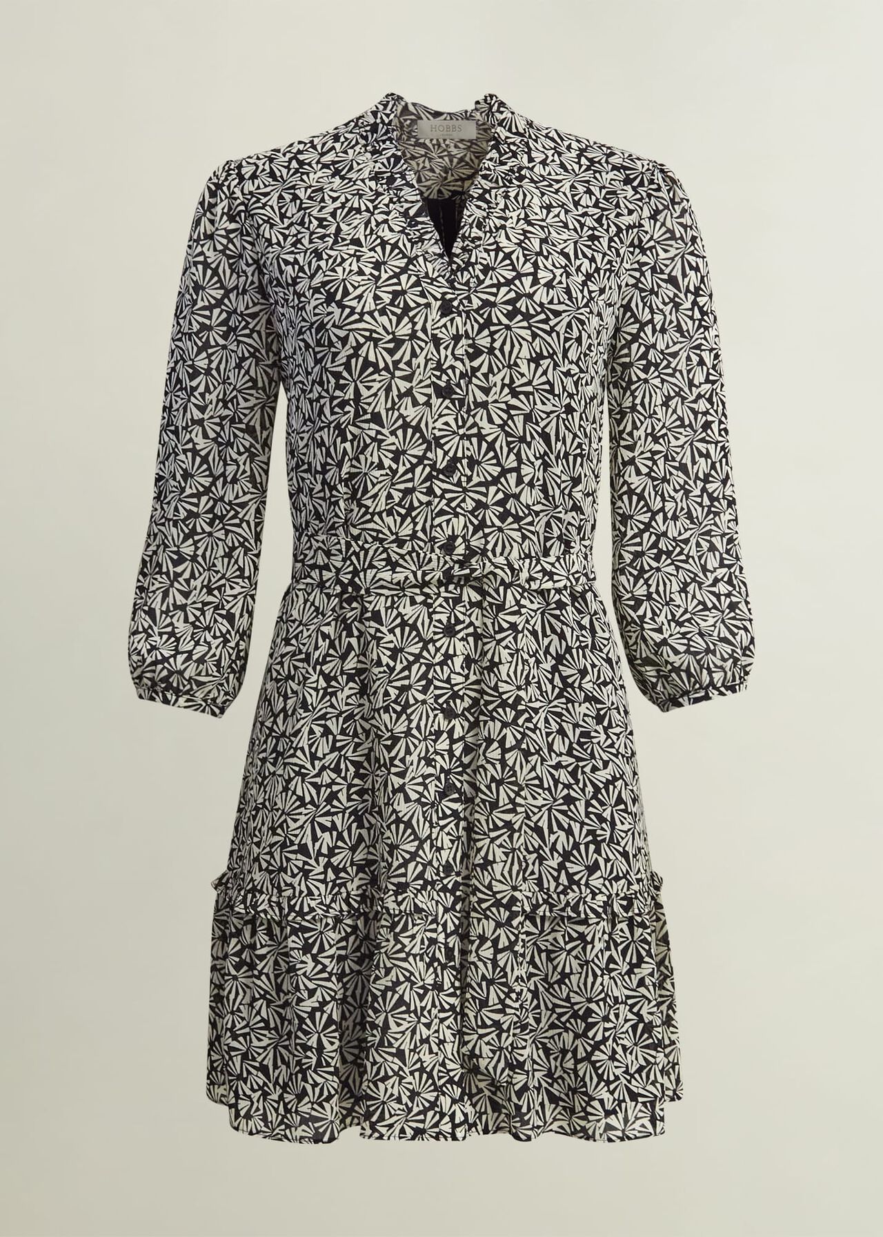 Polly Dress, Navy Cream, hi-res