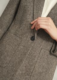 Elvie Jacket, Brown Multi, hi-res