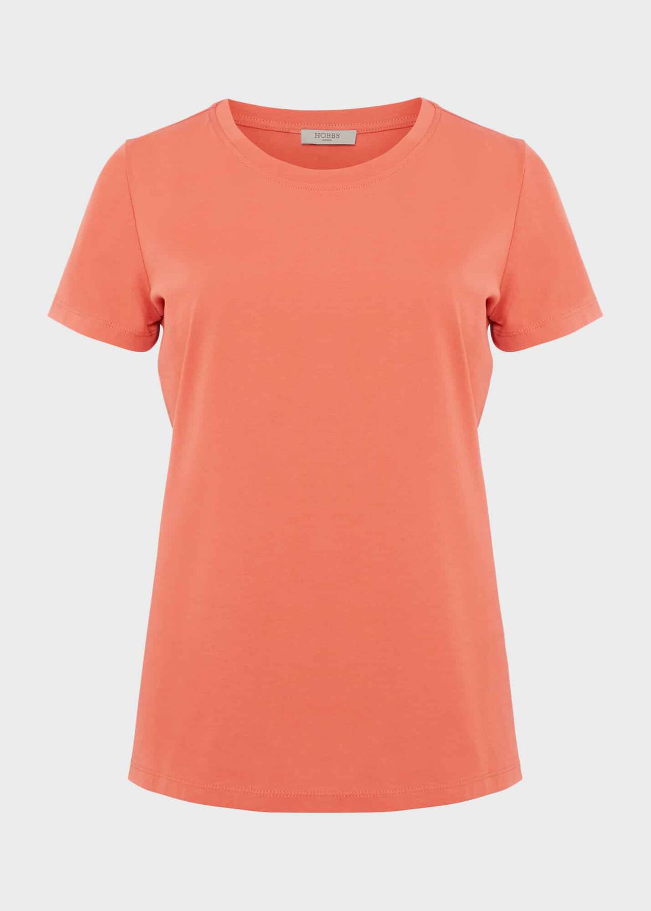 Pixie Cotton T-Shirt, Deep Apricot, hi-res