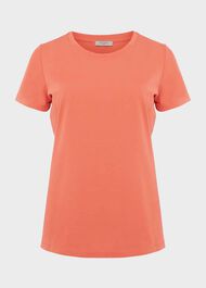 Pixie Cotton T-Shirt, Deep Apricot, hi-res