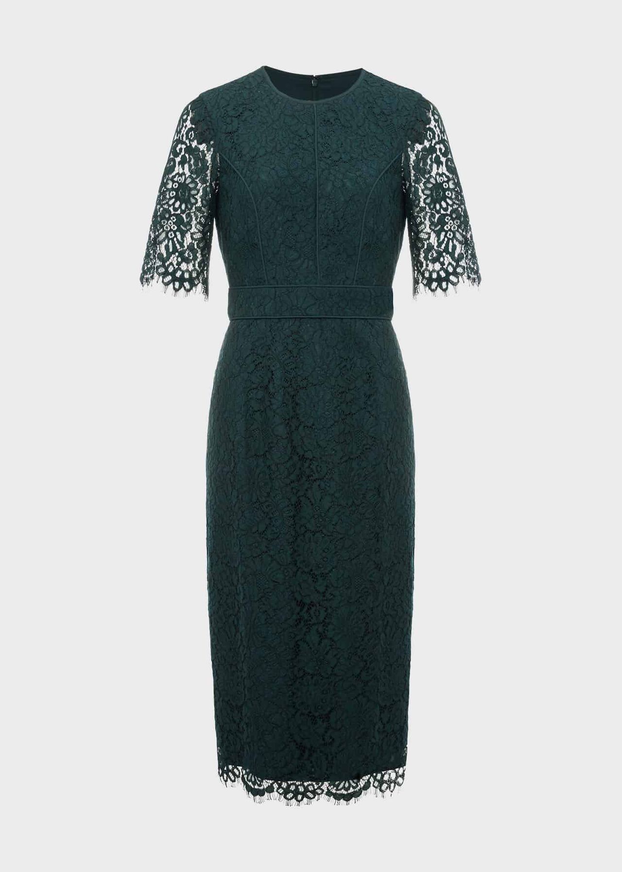 Mireya Lace Shift Dress, Evergreen, hi-res