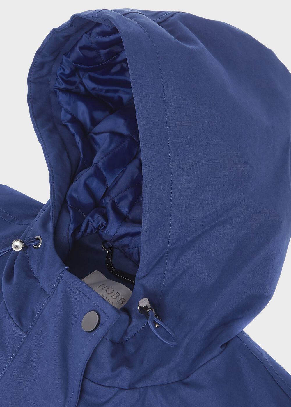 Kyra Waterproof Coat With Hood, Deep Blue, hi-res