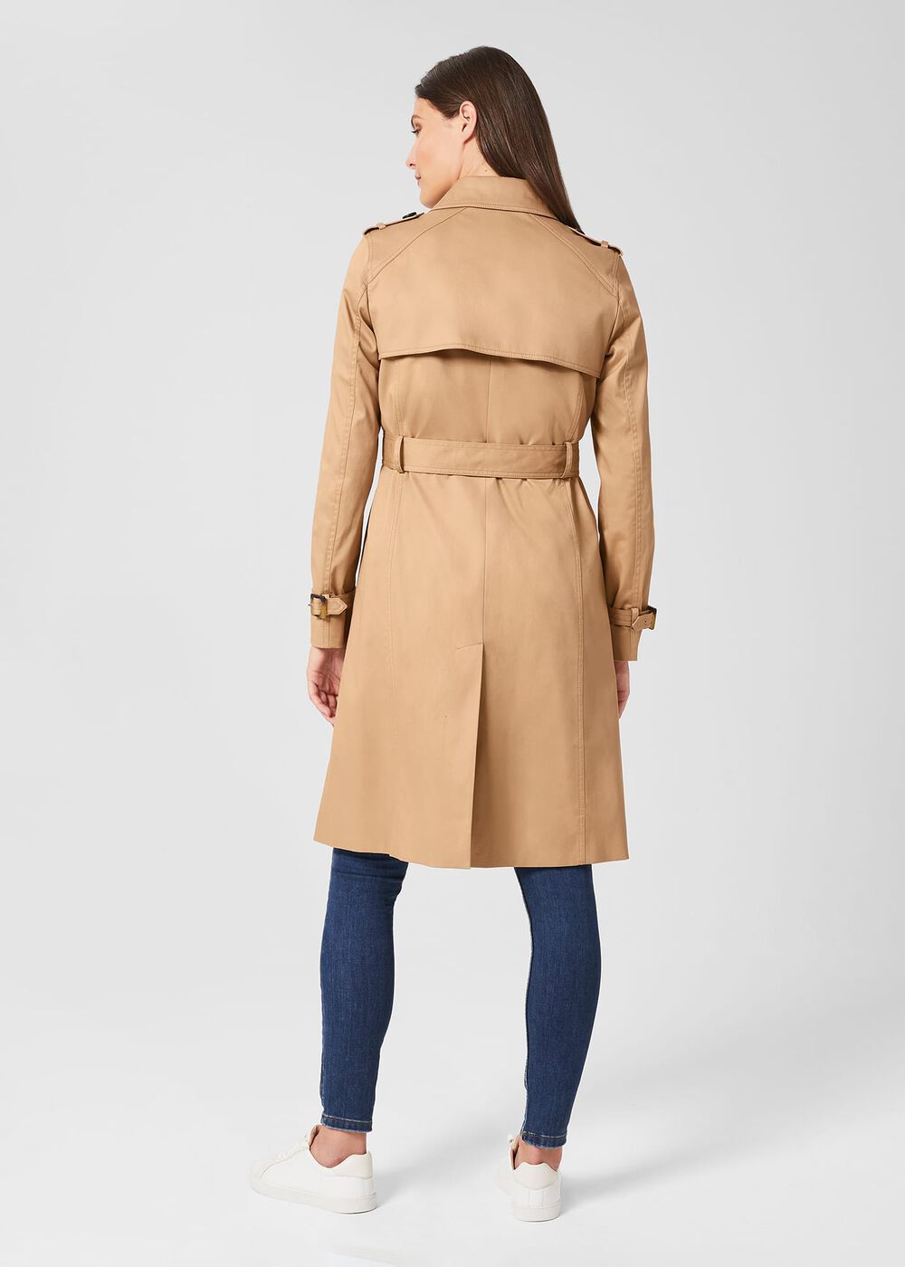 Finley Water Resistant Trench Coat, Fawn Beige, hi-res