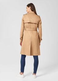 Finley Water Resistant Trench Coat, Fawn Beige, hi-res
