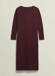 Hartsfirth Knitted Dress With Cashmere, Cocoa Brown, hi-res