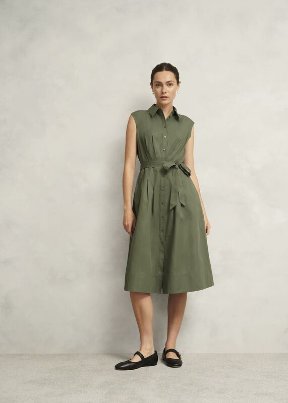 Sage Green Veronica Shirt Dress