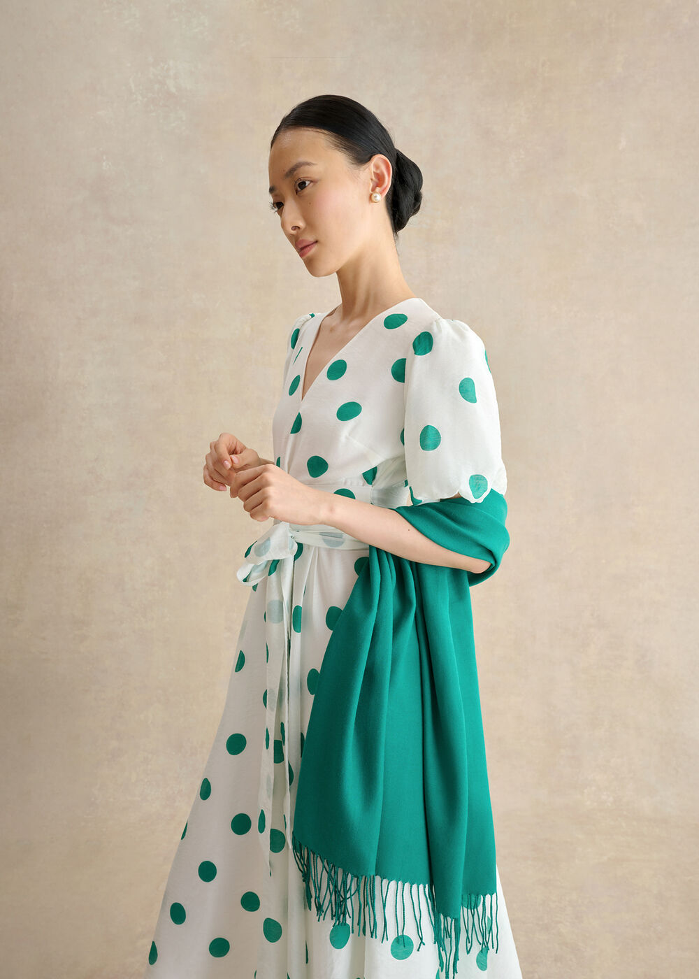 Matilda Scarf, Meadow Green, hi-res