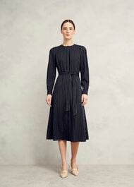 Finley Dress, Navy Ivory, hi-res