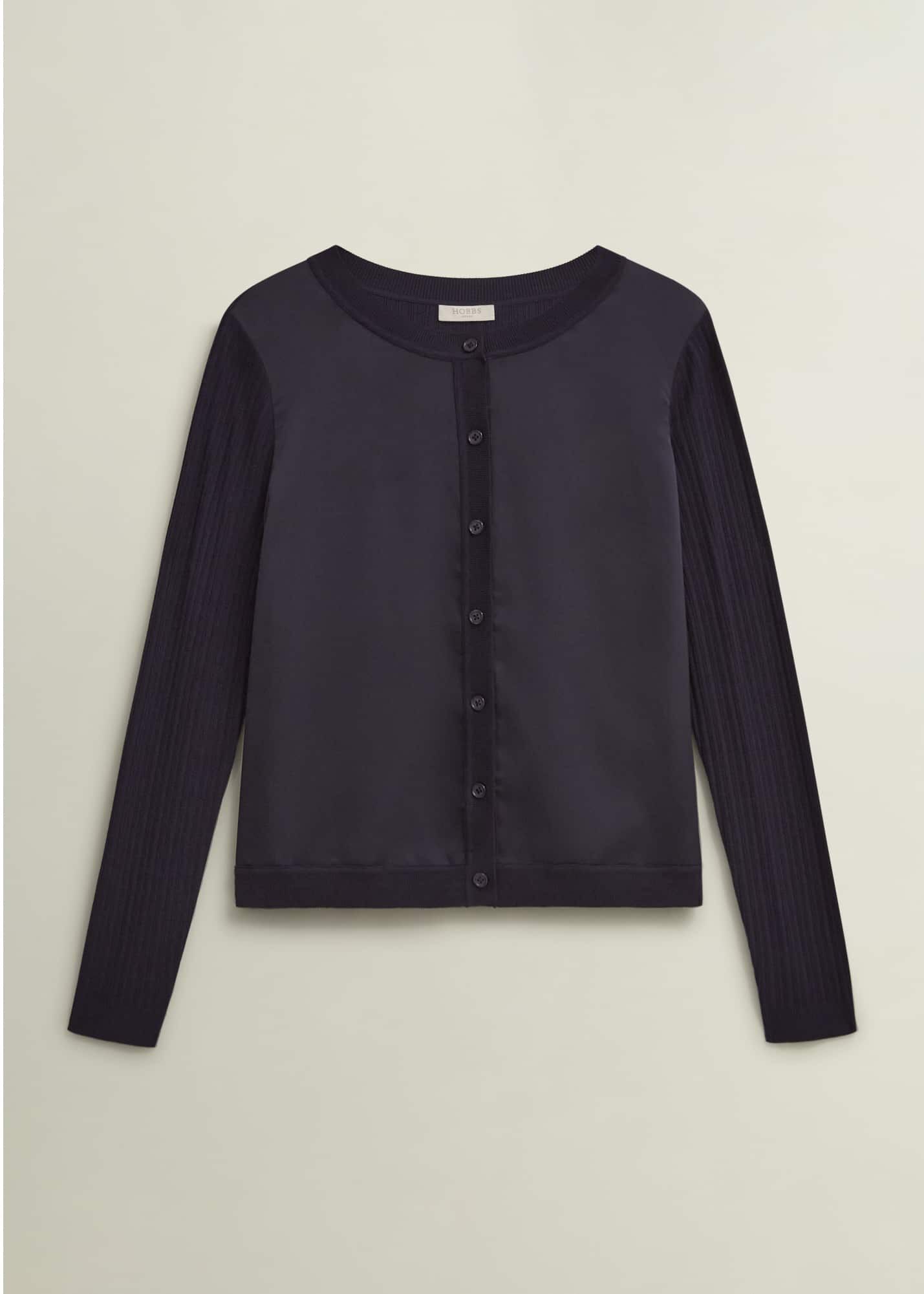 Hobbs navy cardigan top