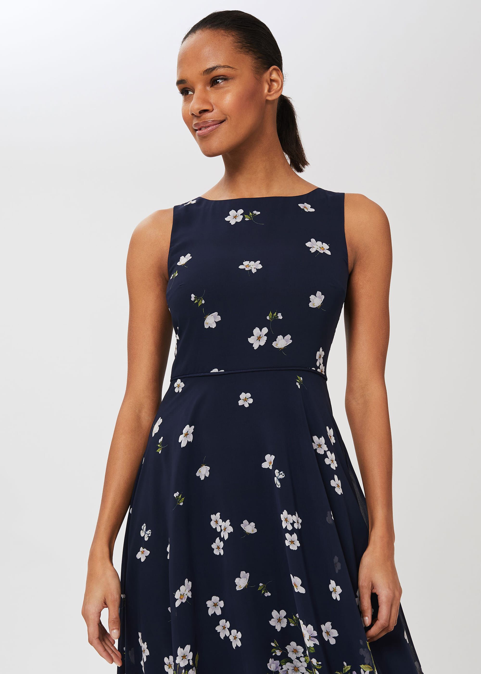 hobbs carly dress navy