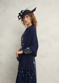 Melanie Fascinator, Midnight, hi-res
