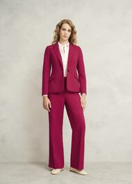 Suki Wide Trousers, Hot Magenta, hi-res