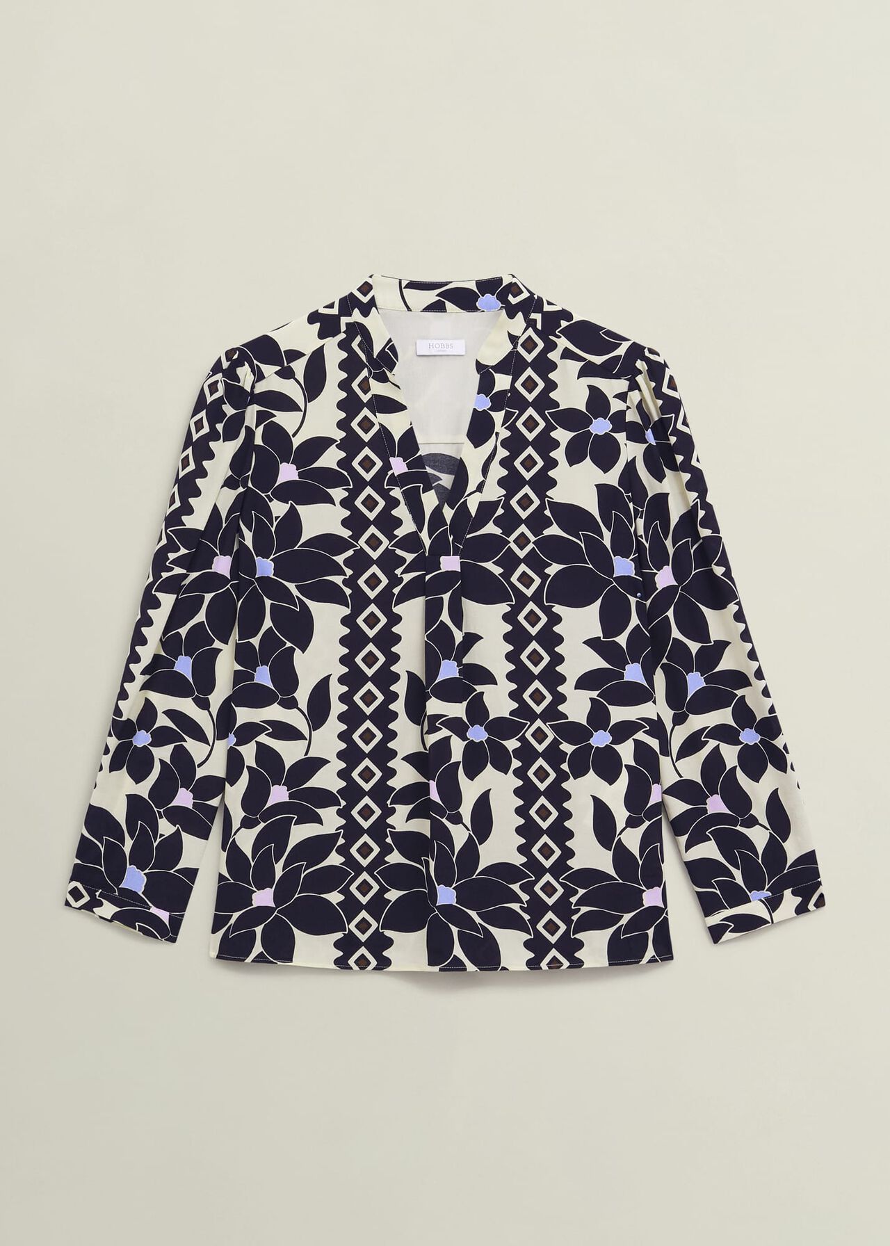 Jilly Blouse, Navy Multi, hi-res