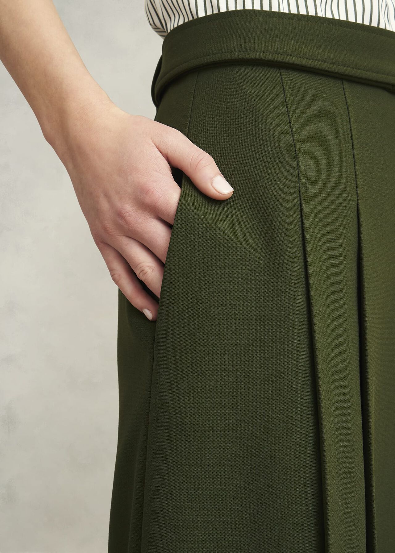 Jacqui Skirt, Dark Fern Green, hi-res