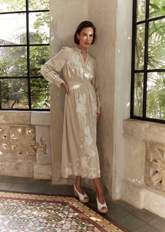 Frida Embroidered Dress