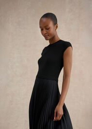 Petite Piper Dress, Black, hi-res