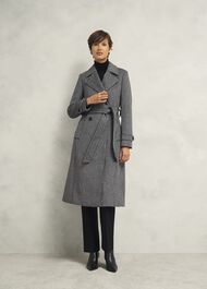 Bromley Coat With Wool, Black Multi, hi-res