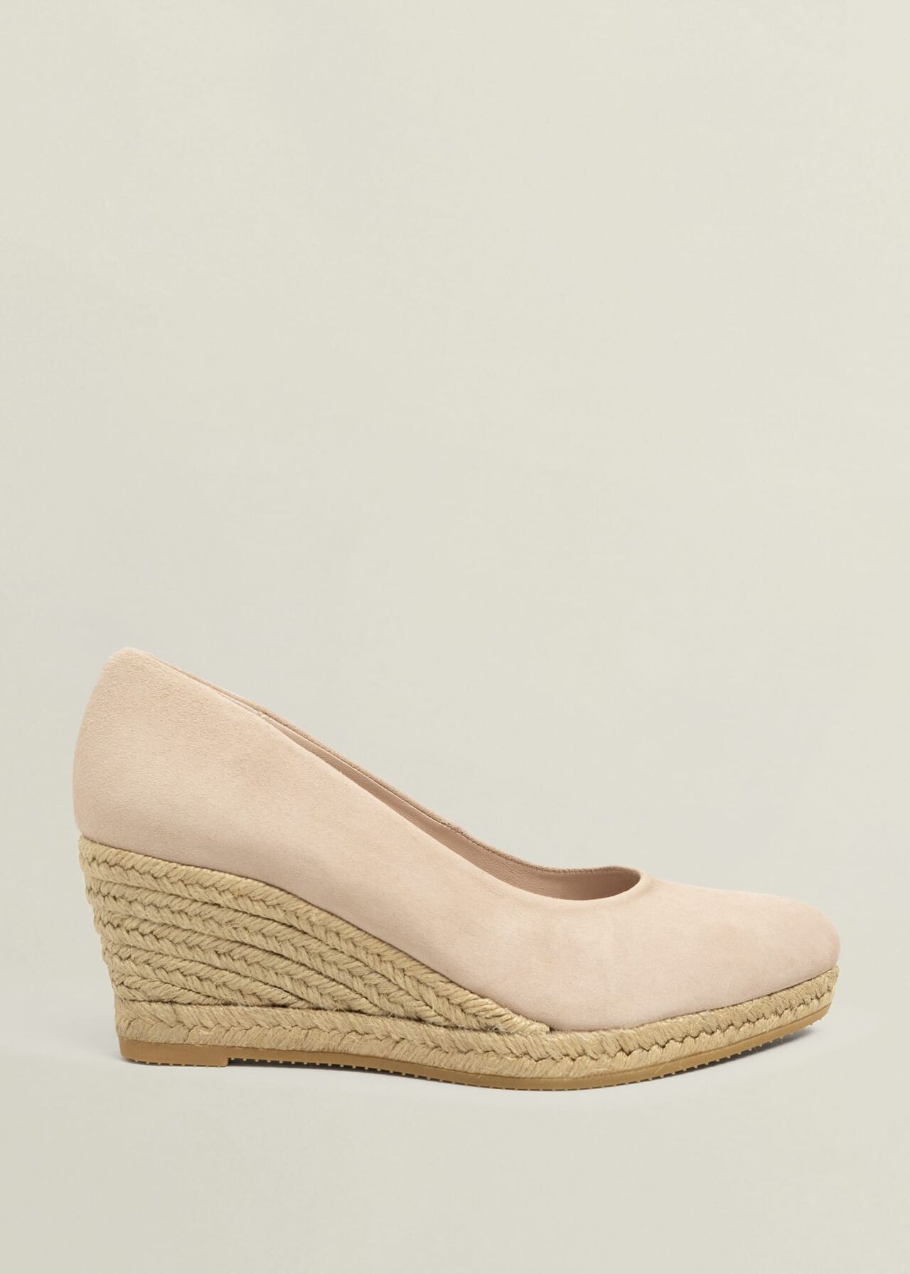 Anna Suede Espadrilles, Blush Pink, hi-res