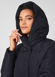 Darla Water Resistant Puffer Jacket, Navy, hi-res