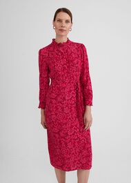 Eleanora Dress, Red Pink, hi-res