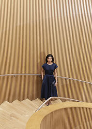 Agnes Dress, Midnight Navy, hi-res