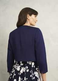 Elize Textured Jacket, Midnight Navy, hi-res