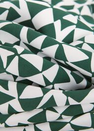 Mitford Shirt Dress, Green Ivory, hi-res