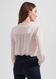 Delany Blouse, Ivory Pecan, hi-res