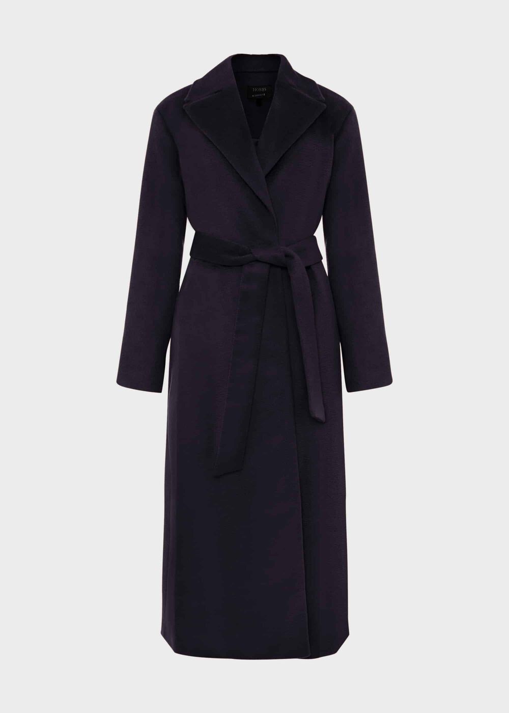 Rene Wrap Coat , Navy, hi-res
