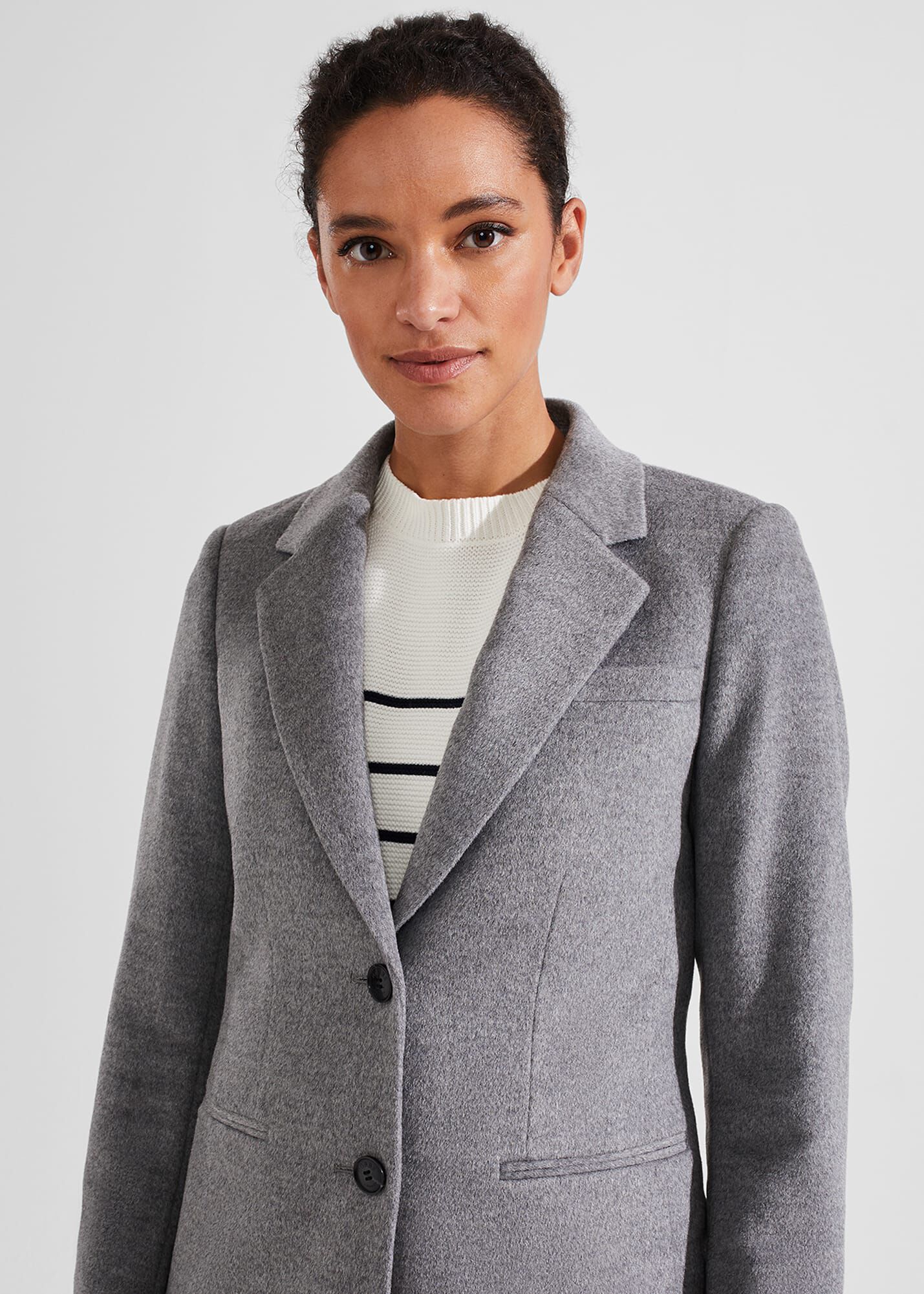 Hobbs tilda coat grey 2025