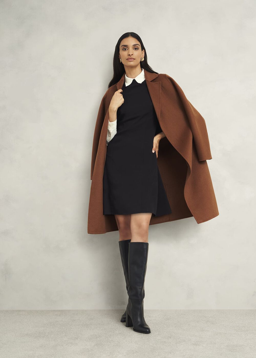 Knoll Dress, Black, hi-res