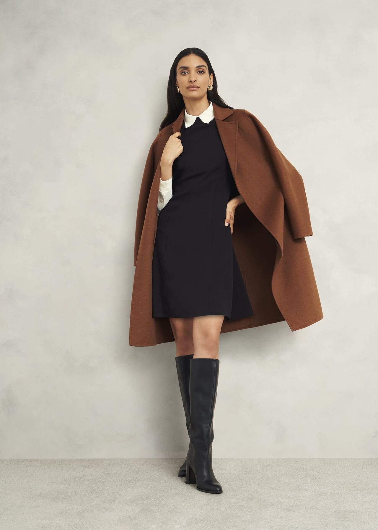 Knoll Dress, Black, hi-res